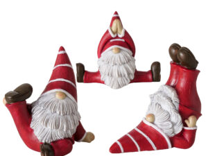 Figurine Père Noël yoga