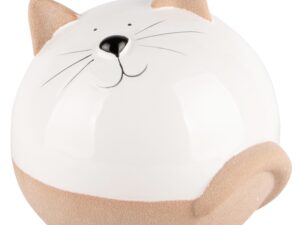 Chat Rond Porcelaine