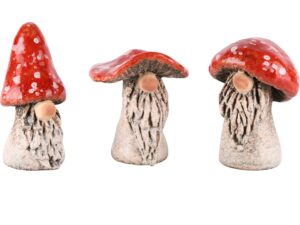 Gnome Champignon Déco