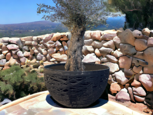 JARDINIERE 1/2 SPHERE