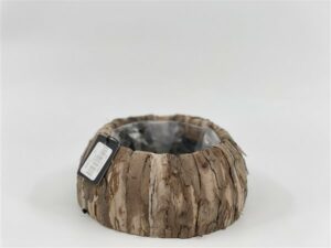 Support décor de table écorce de bois