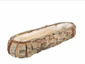 Pot véritable écorce de bois