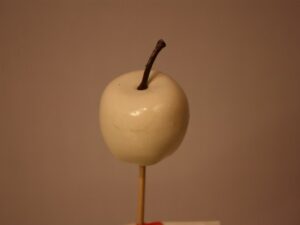 Stick Bambou décor pomme D3.5cm h 15cm