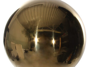 Boule en acier inoxydable doré brillant de 38 cm