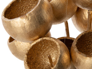 Branche décorative fleur or