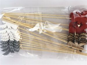 Stick décor ange 7x0.6xht28cm