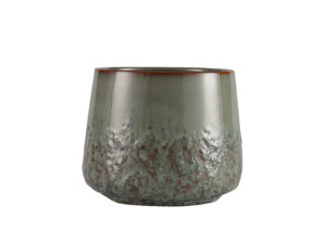 Cache pot céramique vert Sofy