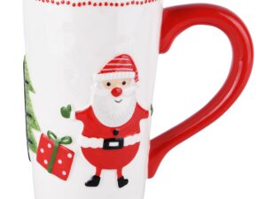 Tasse haute décor Père Noël
