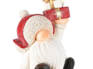 Gnome Père Noël - led