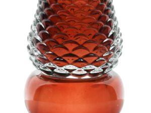 Photophore en verre 8x8x10cm