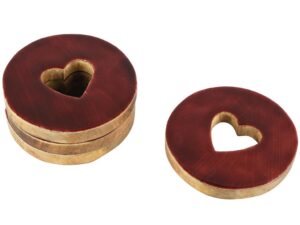 Set 4 sous verre en bois