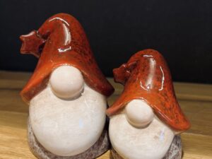 Santa rouge céramique