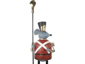 Personnage Souris gris et rouge